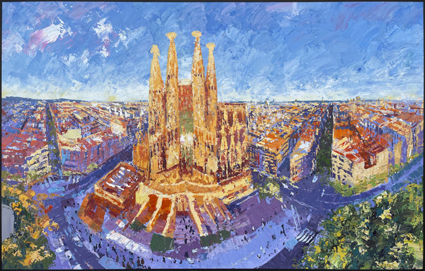 Barcelona 140cm x 90cm (H)