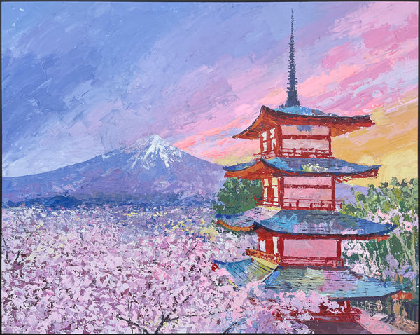 Chureito Pagoda 150cm x 120cm (H)