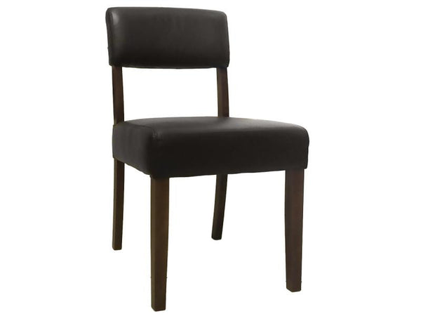 TORO DINING CHAIR GOLF DARK BROWN WALNUT