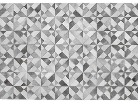 GIZA GREY LEATHER CARPET 170X240