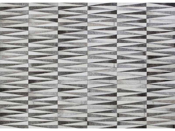 OPAL GREY LEATHER CARPET 170X240