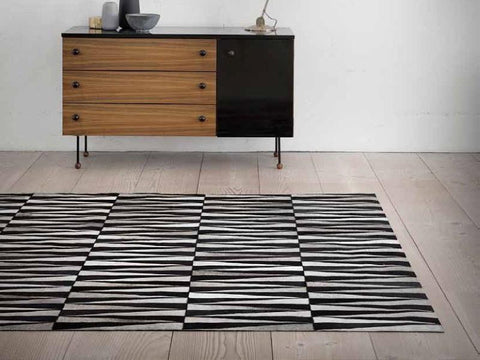 OPAL GREY LEATHER CARPET 170X240