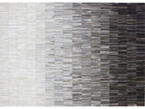 FADE GREY LEATHER CARPET 170X240